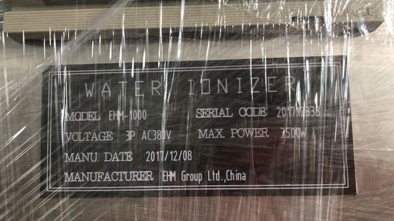 Промышленный ионизатор воды 1000 л/ч из щелочной кислотной нержавеющей стали