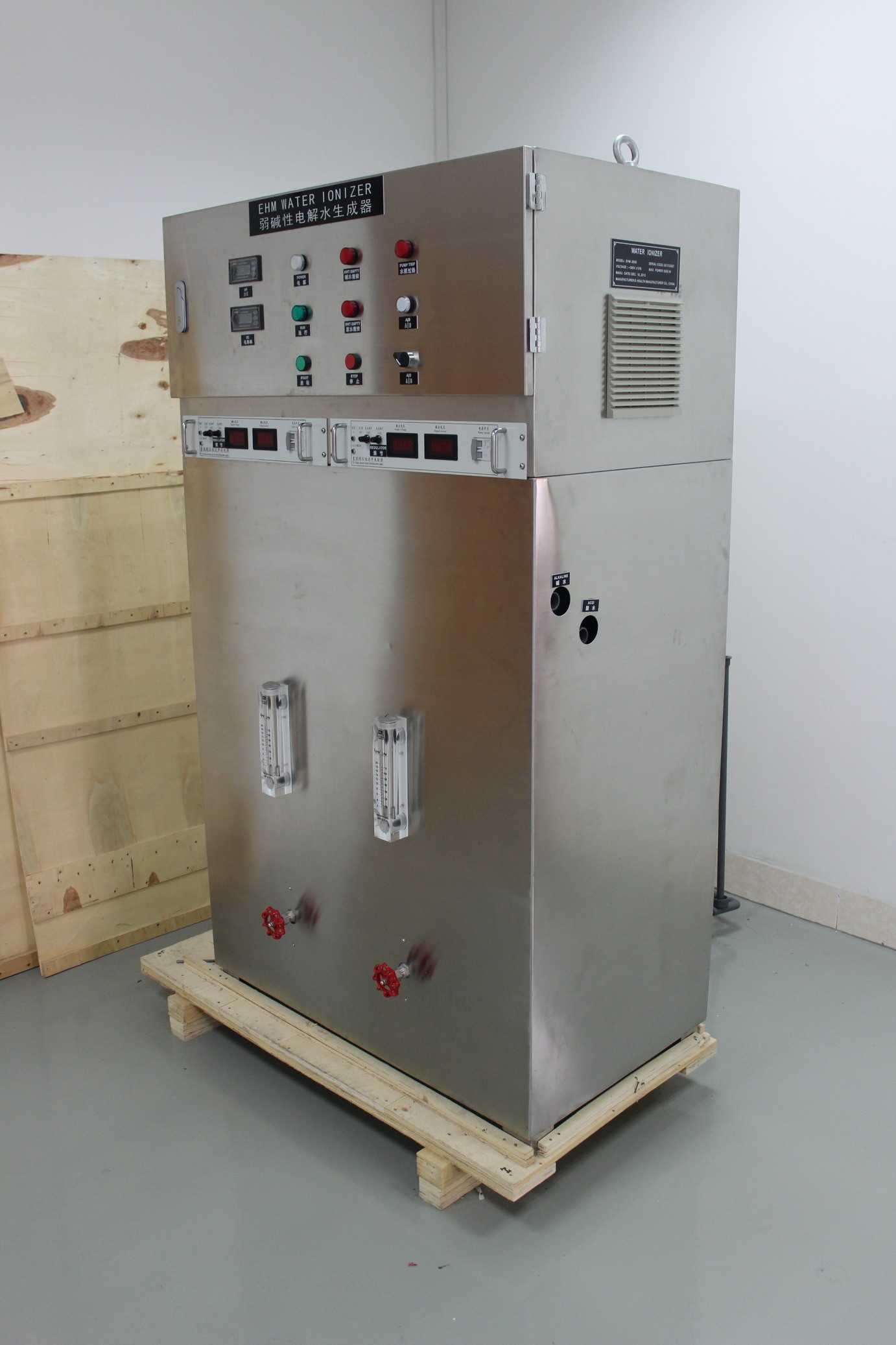 Ionizer воды большой емкости incoporating с промышленной моделью системы EHM-1000 водоочистки